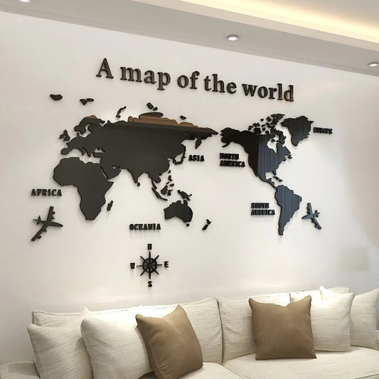 Creative Acrylic Wall Stickers for Kids' Room Decor